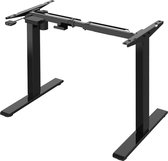 Essentials - Electrisch Zit Sta Bureau - Tafelpoten Frame - Zwart CE