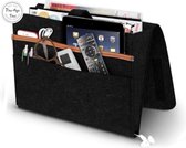 Bankorganizer - Opbergzak bank - Vilten organizer - Bed pocket - Opbergpocket - Vilt - Zwart