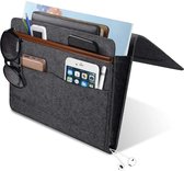 Bedside Pocket - Hoogwaardige vilten opbergzak voor bed of bank – Nachtkastje voor IPad & Tijdschriften - Bed Organizer – Bank Organizer – Opbergcase - Magazine opberger - Origineel cadeau - Bedorganizer - Bankorganizer - Opbergvak bed