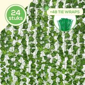 Klimop Slinger - 24 Stuks - 210cm Lang - Kamer Decoratie Plant voor Huis en Tuin - Kunst Hangplant - Bloemenslinger - Klimop Kunstplanten voor Binnen en Buiten