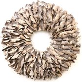 Krans Palmflower | white wash | 25 cm