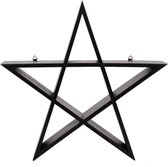 Something Different Vitrinekastje/Display plank Pentagram Zwart