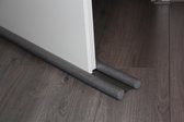 GS dubbele tochtrol 95cm - Tochtstopper voor deur - Grijs