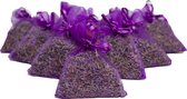 Bio scents Franse Lavendel geur zakjes 10 stuks paars - biologisch