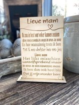 Tekstbordje Lieve mam / moederdag / cadeau / verjaardag / moederdag cadeautje / cadeau voor mama / moederdag geschenkset