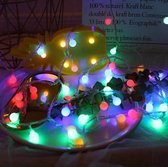 LED Slinger Lichtjes - 5 Meter - 50 Kleine Lampjes - Multicolor - Incl Batterijen