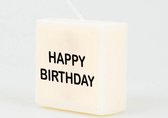 Letter Kaarsje - Happy birthday