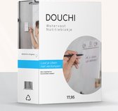 DOUCHI: een Watervast Notitieblok voor onder de Douche - CADEAU - origineel - handig