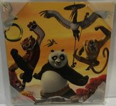 wanddecoratie - Kung Fu Panda - 19,7x19,7  cm - per stuk