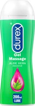 Durex Massage Olie en Glijmiddel - Aloë Vera - Waterbasis - 200 ml