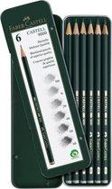 potlood Faber Castell 9000 bliketui a 6 stuks FC-119063