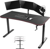 Computer game bureau gaming desk Thomas - zit sta - in hoogte verstelbaar - 160 cm x 80 cm
