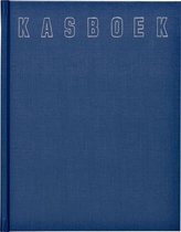 Kasboek 165x210mm 96blz 2 Kolommen Blauw