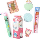 Kawaii stationary sweet pakket - schoolpakket- 7 verrassingen