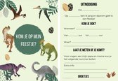 Uitnodiging kinderfeestje | 20 stuks | uitnodigingskaarten | uitnodiging verjaardag | uitnodiging feest | uitnodiging dino | uitnodiging kinderfeestje dino | uitnodiging kinderfeestje jongen | uitnodiging feestje