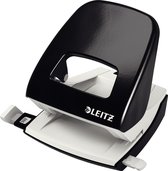 Leitz NeXXt Metalen Bureau Perforator - Perforeert Tot 30 Vel - Voor Mappen En Ringbanden - Zwart