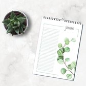 Luxe verjaardagskalender botanisch - geen jaartal - wandkalender natuur - kalender DutchDesign