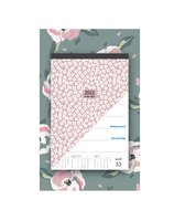 Kalender 2022, 1 week karton schild Flowerbomb