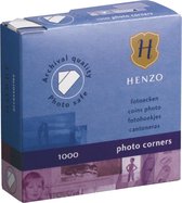 Fotoplakkers - Henzo - Fotohoekjes - 1000 stuks - Wit