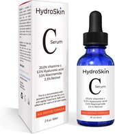 HydroSkin Vitamine C Serum - 2.5% Retinol serum - 3.5% Niacinamide - Gezichtsverzorging - Anti-Rimpel - Collageen - 60 ML