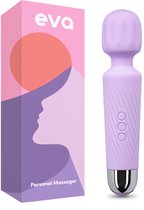 Eva® Personal Massager & Magic Wand Vibrator - G Spot Vibrator & Clitoris Stimulator - Stille Vibrators voor Vrouwen – Sex Toys ook voor Koppels - Lavender Purple