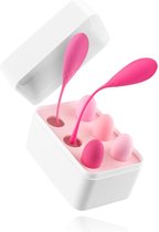 Teazers Vaginale Kegel Balls Set - Bekkenbodemtrainer - 6 Verschillende Gewichten Vaginaballetjes – Geisha Ballen Set – Roze