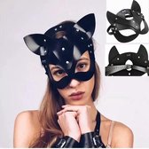 Sexy Meesteres Masker Cat Woman - Spannende masker - Leuk voor in bed - Voor vrouwen - SM Masker - Spannend voor koppels - Sex speeltjes - Sex toys - Erotiek - Bondage - Sexspelletjes voor mannen en vrouwen - Seksspeeltjes - Kinky