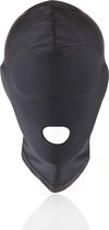 Banoch - Mask/1 hole Black - Spandex Masker - BDSM - Zwart