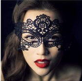 QueenShe Sexy masker- kanten - oogmasker - Zwart