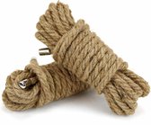 Mermaid Mysteries - BDSM Shibari Hennep Touwen - Set van 2 x 5 Meter Bondage Restraint Hemp Ropes