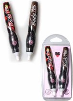 Secretplay - erotische bodypaint - body pen - chocolade & aardbeien smaak - 35 gram / sex / erotiek toys