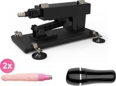 Jeremy Sex Machine voor Man en Vrouw met Dildo en Pocket Pussy – Complete Seksmachine Inclusief 2 Sex Toys – Neukmachine – Fuck Machine – Discreet Verzonden