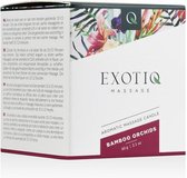 Exotiq Massagekaars Bambo Orchideeën – Massagekaars voor een Ontspannende Massage met Bamboe Orchideeëngeur – Zachte en Warme Massageolie – 60 gram