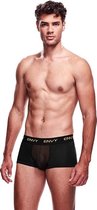 Envy Transparante Mesh Herenshort - Zwart