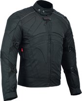 BULLDT - Motorjas Textiel - Cordura - Zwart - Waterdicht - Maat XXL