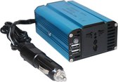 Omvormer 12v 230v - Auto Omvormer - Met Usb - 400 Watt - Wereld Adapter