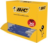BIC Balpen M10 Blauw Voordeelpak - De klassieke en iconische BIC pen - 90+10