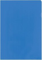 L-MAP Kangaro A4 PP 120mµ Transp.generfd blauw 10st.