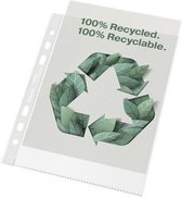 Esselte 100% Gerecyclede PP A5 Showtas - 70 micron -  100x Transparante, Milieuvriendelijke Insteekhoezen - Duurzaamheid - Voor Thuiswerken - Ideaal Voor Thuiskantoor