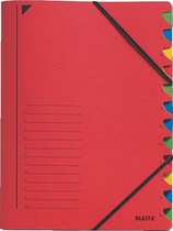 Leitz Bureau Sorteermap Karton - 12-tabs - A4 - Rood