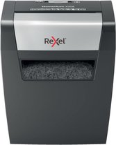 Rexel Momentum X308 Papierversnipperaar P-3 Snippers voor Thuiskantoor/Thuiswerken - Invoer tot 8 A4-Vel - Zwart