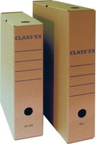 Class'ex archiefdoos Bruin golfkarton - A4 - 34,5 x 25,1 cm - 50 stuks