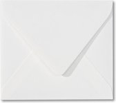 100 Luxe Enveloppen - Vierkant - Wit - 14x14cm