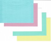 50 Gekleurde Enveloppen - C6 - 114x162mm - 5 kleuren - Geel / Roze/ Wit / Blauw / Groen - Assorti