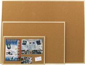Esselte Prikbord - Natuurbruin - Whiteboard 600x900mm - Voor Thuiswerken - Ideaal Voor Thuiskantoor