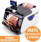 SCANNUM - Biljettelmachine - 4-Voudig Valsgelddetectie - 1000 Biljetten/minuut - Geldteller - Geldtelmachine - Geld Teller