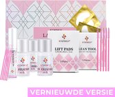 Lash Lift Kit - Vernieuwde Wimperlifting Set met Extra Sterke Lijm - Wimperserums met Wenkbrauw Gel - Lash Lift Set