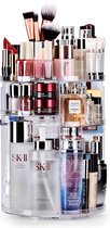 AWEMOZ Make-Up Organizer - Beauty Organizer voor Make Up - 360° Roterend - Opbergbox - Opbergdoos Cosmetica - Sieradendoos - Nagellak - Lippenstift - Transparant - Cadeau voor Vrouw