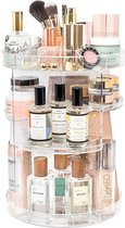 Tranquil Abode Make Up Organizer Transparant - 360 Graden Roterende Displaystandaard - Sieradendoos - Makeup & Nagellak Organizer - Make Up Koffer - Acryl