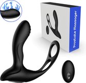 MyFantasy Prostaat Stimulator met Cockring – 42°C Heating Buttplug – Afstandsbediening – USB Oplaadbaar – Luxe Prostaat Vibrator Mannen – Anaal Dildo met Penisring – Seksspeeltjes – Sex Toys
